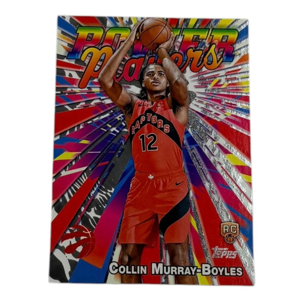 2025 Topps Power‎ Players Collin Murray-Boyles RC PP-19 Toronto Raptors Rookie